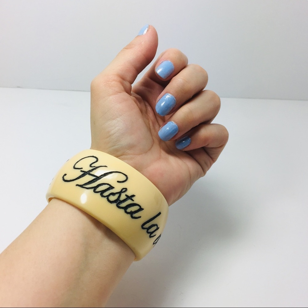 RESERVED!! JKC Hasta la Vista baby! Bangle